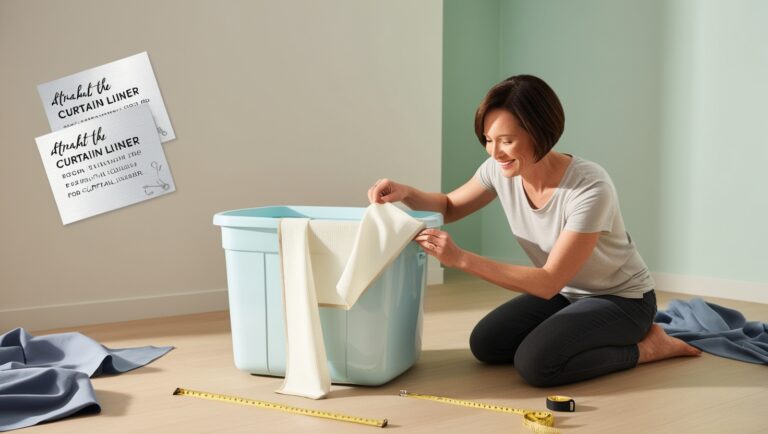 Need to attach a curtain liner to a plastic tub? Find easy methods and tips for a secure and effective setup to improve your space.